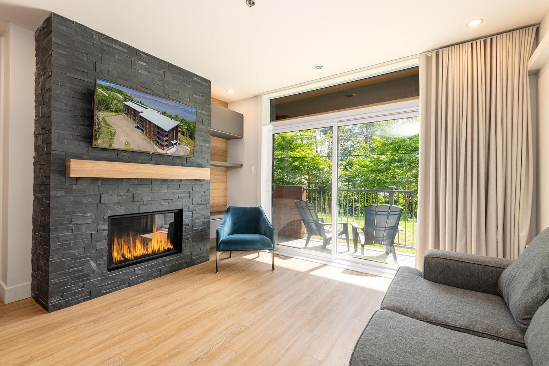 Les Appartements Du Massif De Charlevoix Petite-Riviere-Saint-Francois Kamer foto