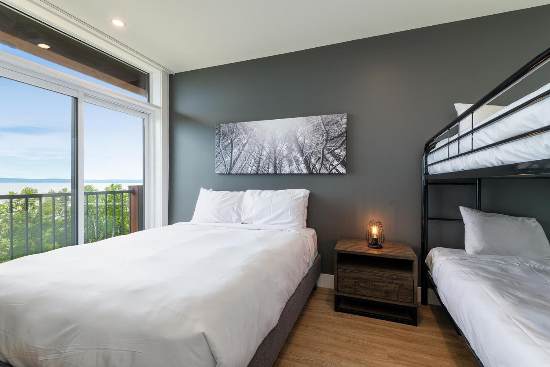 Les Appartements Du Massif De Charlevoix Petite-Riviere-Saint-Francois Kamer foto