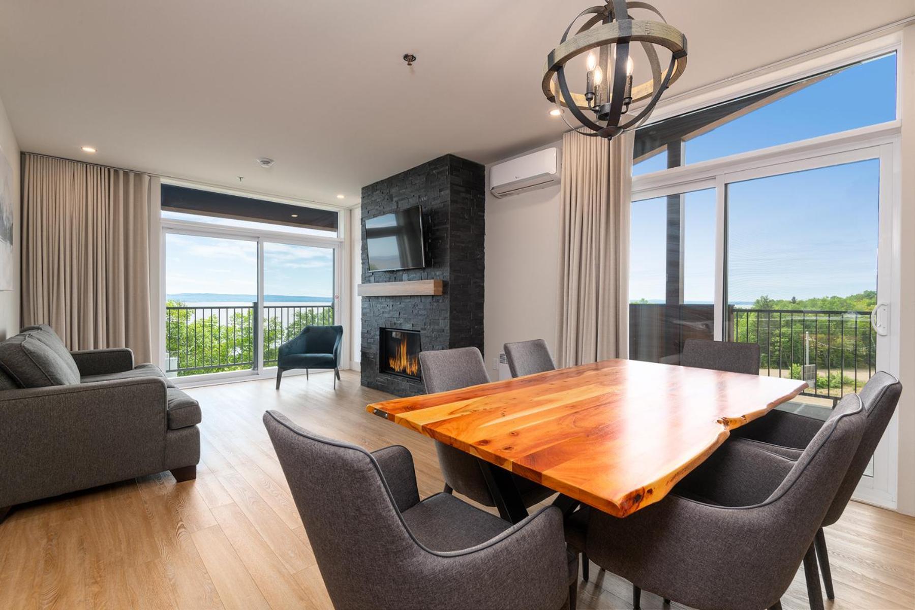 Les Appartements Du Massif De Charlevoix Petite-Riviere-Saint-Francois Buitenkant foto